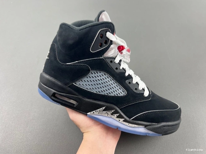5 Air HF3975-001 Reimagined Metallic Black Jordan 0804